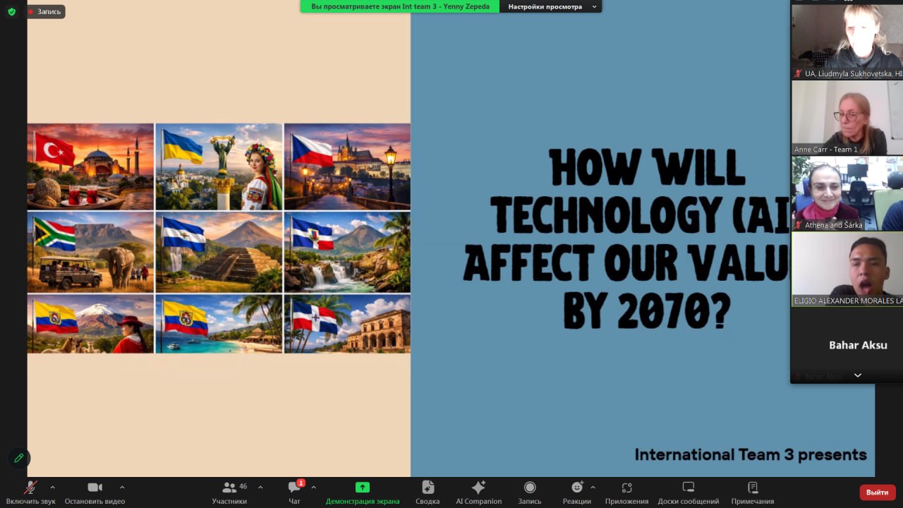 What is Your International Team’s Vision of the Future in 2070?